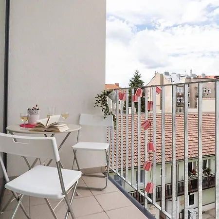 Apartman Garden View With A Balcony Brünn (Brno)